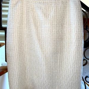 Anne Klein Tweed Pencil Skirt